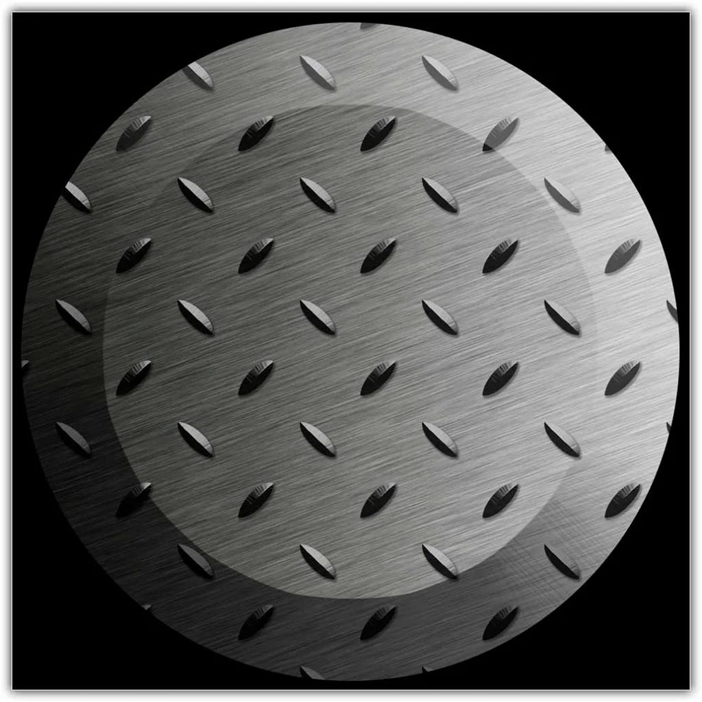 Aqui temos nossa textura de metal do Photoshop de placa de diamante.