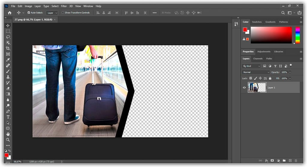 Como abrir imagens no Photoshop CC