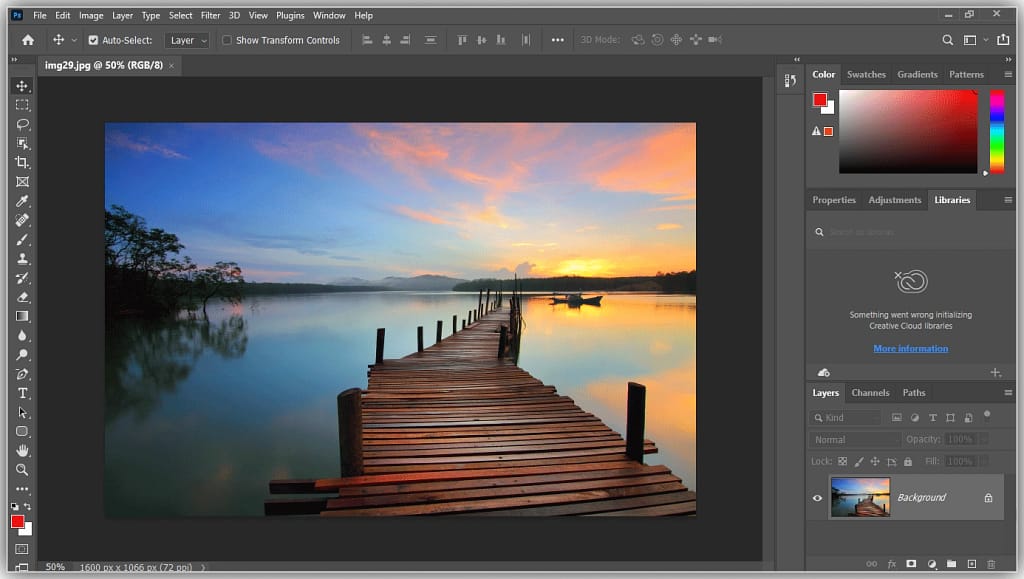 espaços de trabalho no Photoshop CC