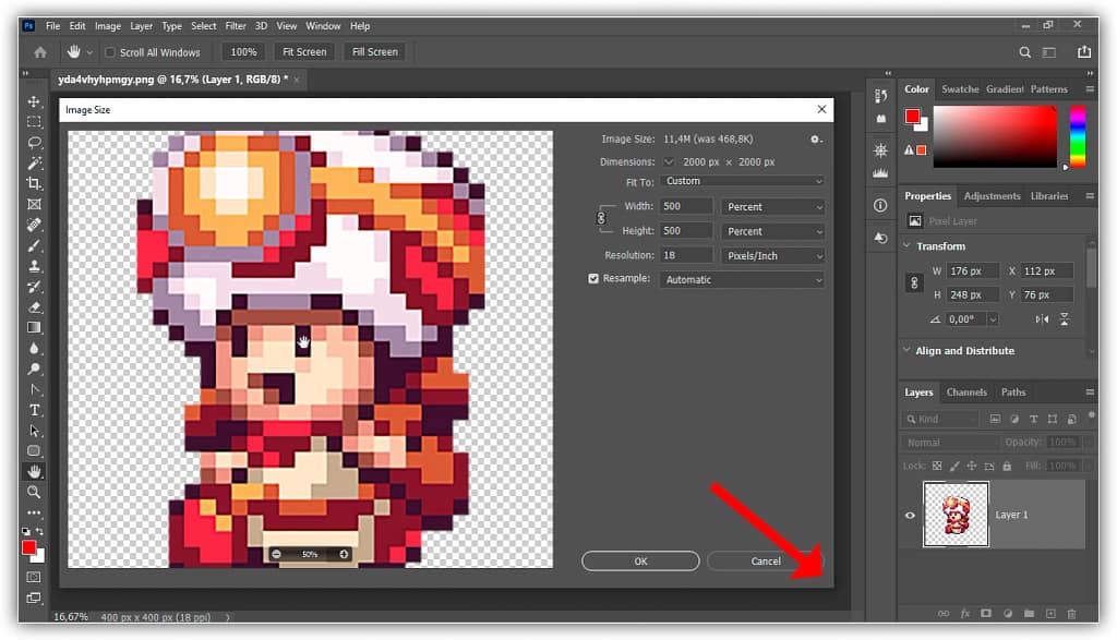 redimensionar pixel art
