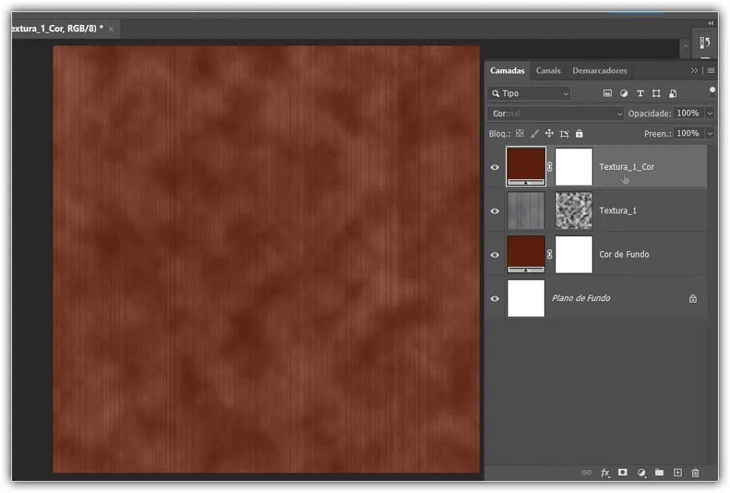 Aplicando uma cor para a textura 1