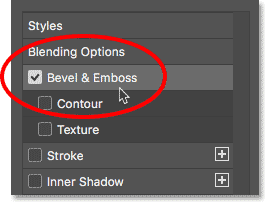 Adicionando um efeito de camada Bevel & Emboss efeito de texto dourado no Photoshop cc cs6