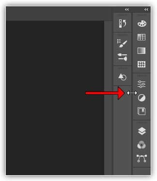 Ambas as colunas de painéis agora aparecem no modo de visualização de ícones.