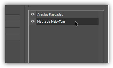 Selecionando novamente o filtro Matriz de meio-tom.
