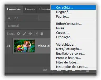 Efeito de cor monocromática no Photoshop