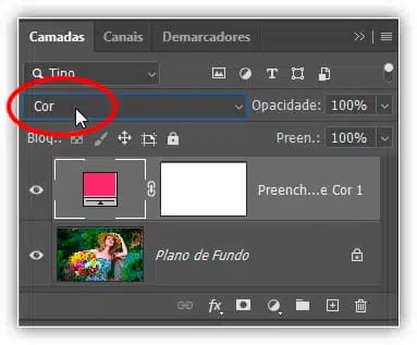 Efeito de cor monocromática no Photoshop