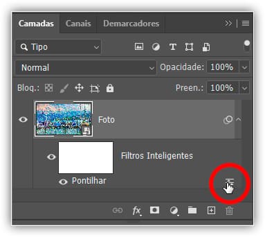Efeito de pintura de pontilhismo no Photoshop