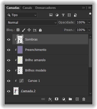 Aplicando a máscara de corte.