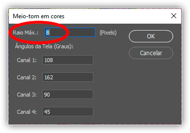 Tentando um tamanho máximo de ponto menor.