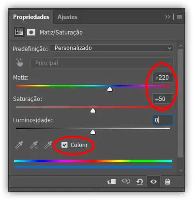 O painel Propriedades (CS6 e CC).