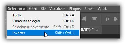 Vá para Selecionar > Inverter.