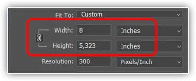 Cortar e redimensionar fotos para corresponder aos tamanhos dos quadros com o Photoshop