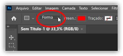Como desenhar formas com as ferramentas de formas do Photoshop