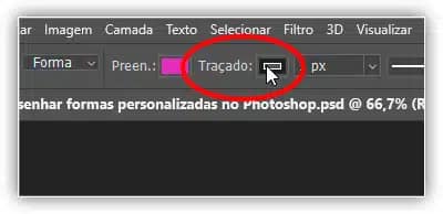 Como desenhar formas personalizadas no Photoshop