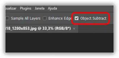 Ferramenta de seleção de objetos no Photoshop CC 2020