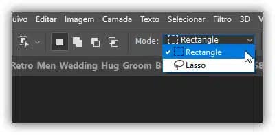 Ferramenta de seleção de objetos no Photoshop CC 2020
