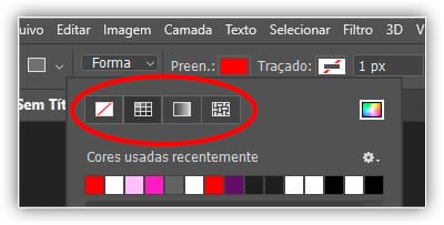 Como desenhar formas com as ferramentas de formas do Photoshop