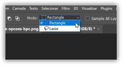 Usando a ferramenta de seleção de objetos no Photoshop CC