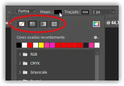 Como desenhar formas personalizadas no Photoshop