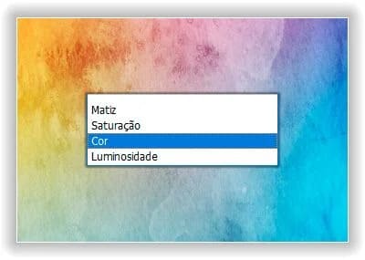 A cor é o principal modo de mesclagem para colorir imagens.