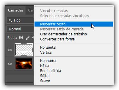 Transformar texto no Photoshop: distorcer e efeitos de perspectiva 3D