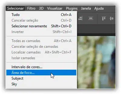 Seleções da Área de Foco