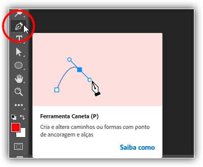 Fazendo seleções com a ferramenta Caneta no Photoshop