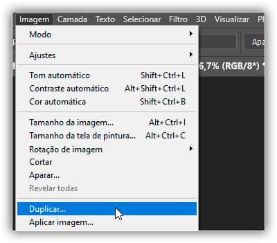 Como espelhar uma imagem no Photoshop