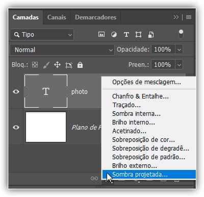 Efeito de texto em gel divertido e fácil com estilos de camada no Photoshop