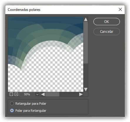 Filtro coordenadas polares.