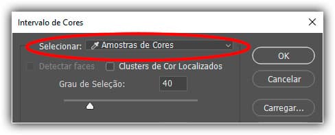 O Comando Intervalo de Cores – Seleções do Photoshop