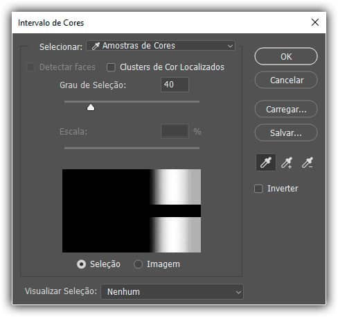 O Comando Intervalo de Cores – Seleções do Photoshop