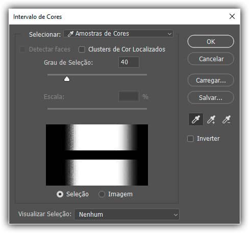 O resultado após arrastar com a ferramenta Add to Sample.