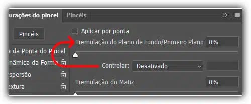 Dinâmica de cores - Pincéis do Photoshop