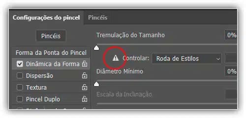 Se você tiver uma caneta de aerógrafo, experimente a opção Roda de Estilos. O resto de nós pode apenas fingir.