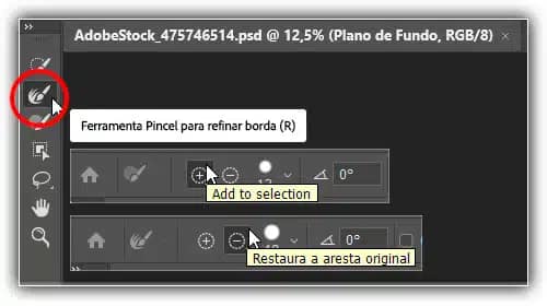 Selecionando a ferramenta.