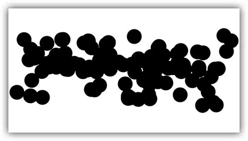 Aumente os valores de dispersão e contagem para obter o efeito total da dinâmica de dispersão.