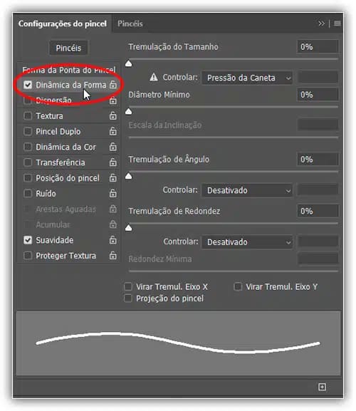 Dinâmica da Forma - Pincéis do Photoshop