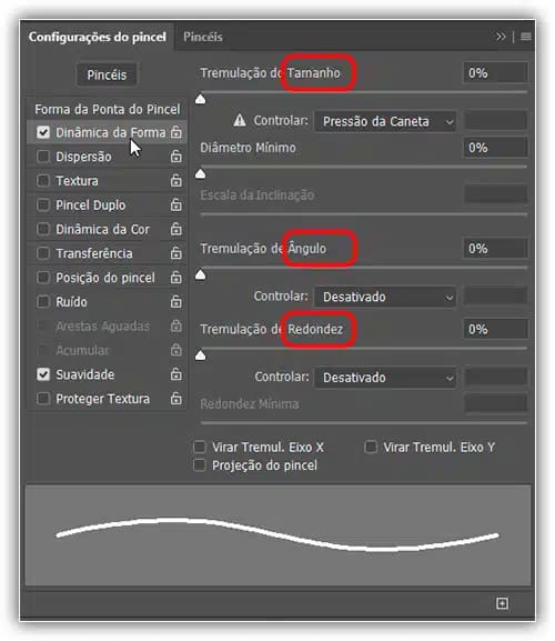 Dinâmica da Forma - Pincéis do Photoshop