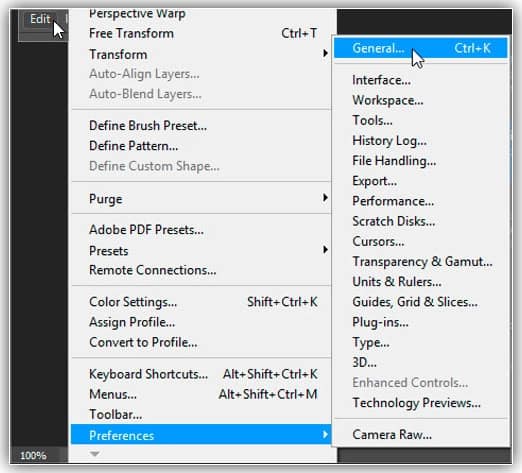 Preferências essenciais do Photoshop para iniciantes