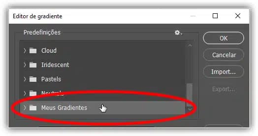 O novo grupo é adicionado.