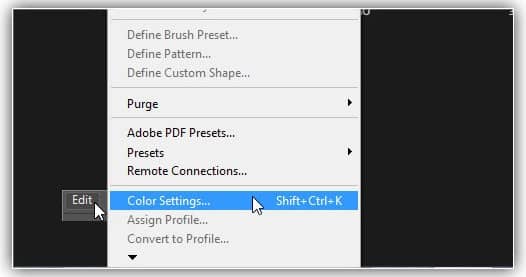 Configurações essenciais de cores do Photoshop
