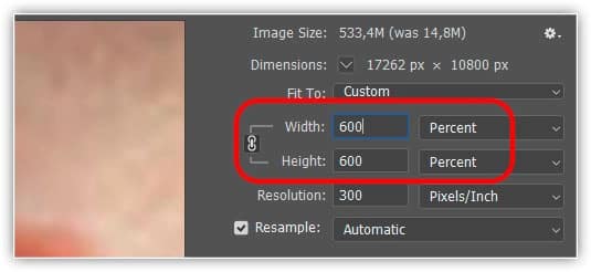 Melhor maneira de ampliar imagens no Photoshop