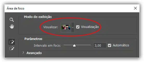 Seleções da Área de Foco