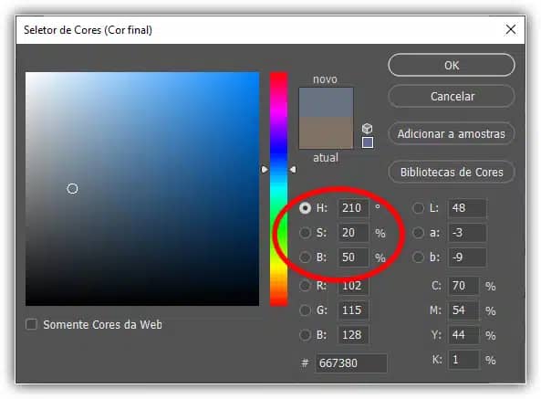 Como gradar cores de imagens no Photoshop com mapas de gradiente