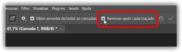 Ferramenta Remover no Photoshop 2024 - aprimorada