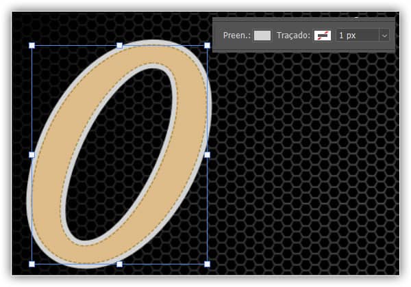 Crie um efeito de texto retrô de couro dourado no Adobe Photoshop