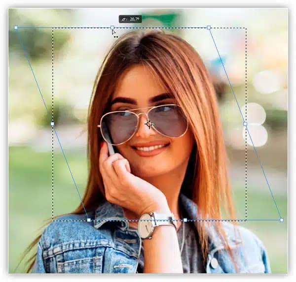 Como redimensionar seleções no Photoshop com transformar seleção