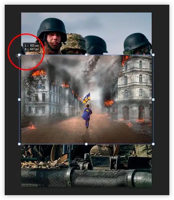 Mesclar imagens como um pôster de filme no Photoshop