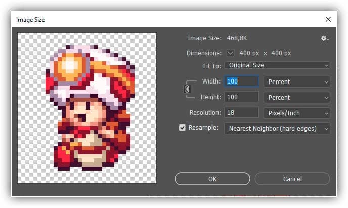 redimensionar pixel art